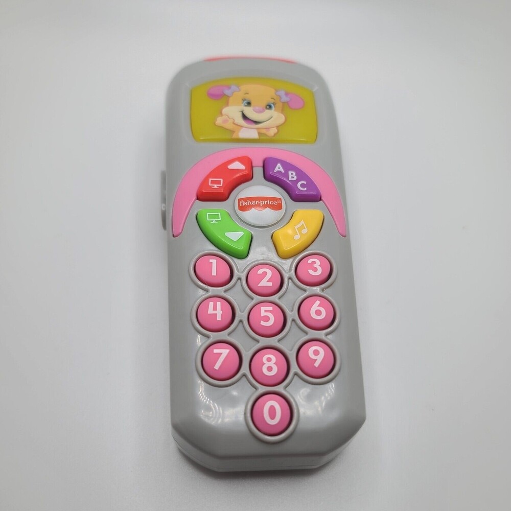 Fisher Price Toy Cell Phone Interactive Sings Lights Up Works